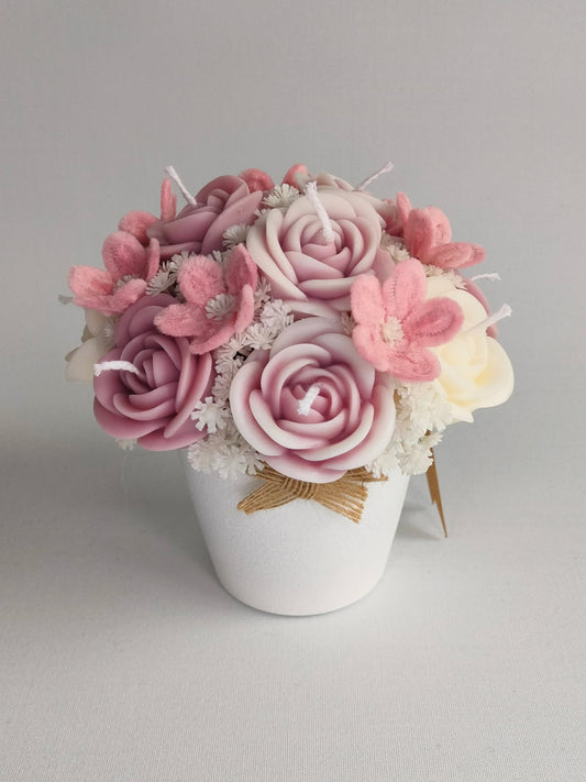 Lille kurv med blomster