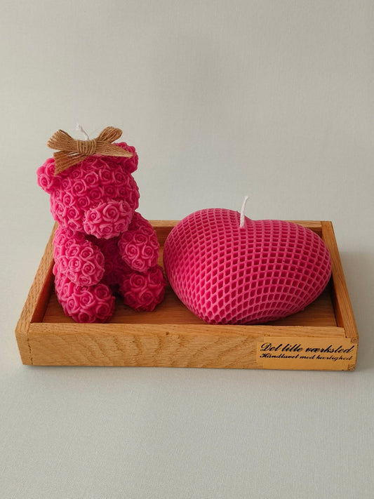 Bamse og hjerte sæt